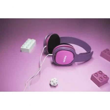 Philips SHK2000PK/00 Auriculares para Niños Rosa y Púrpura